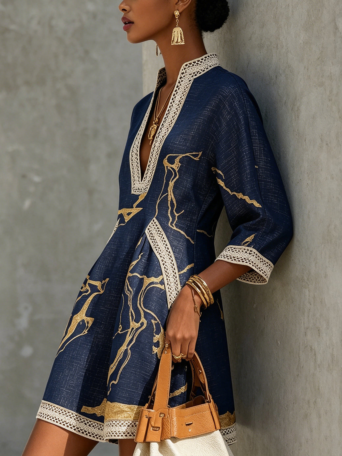 Isalyn - Soft-Touch Mini Dress
