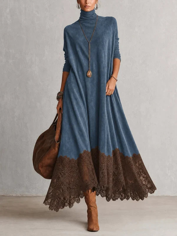 Lavina - A-Linien-Maxikleid mit weicher Haptik
