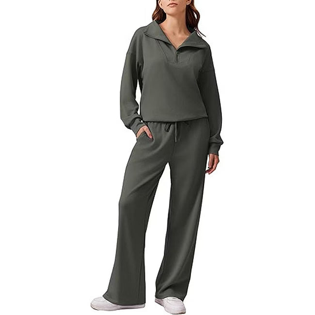 Maud - Lässiger Zweiteiler mit Half-Zip