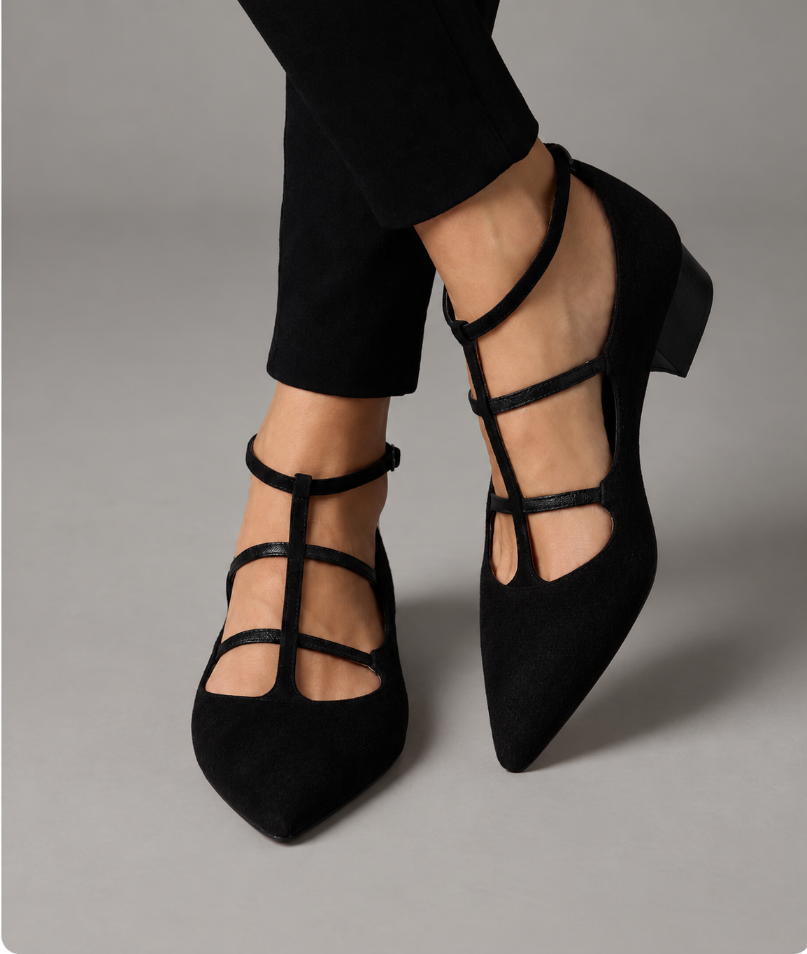 Georgina - Edle Pumps mit Leoprint
