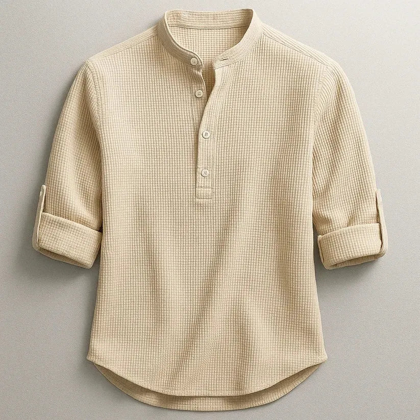 Jarvis - Τζάκετ Henley με υφή