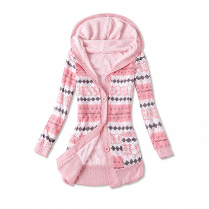 Ines - Wattierte Steppjacke mit Kapuze