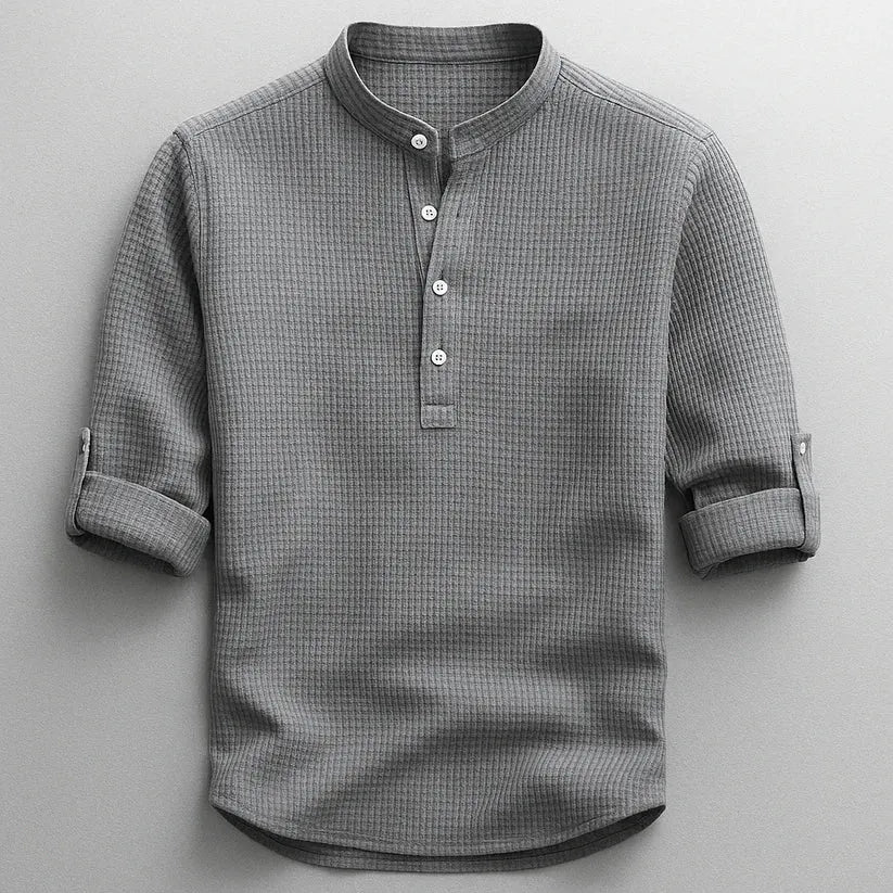 Jarvis - Τζάκετ Henley με υφή