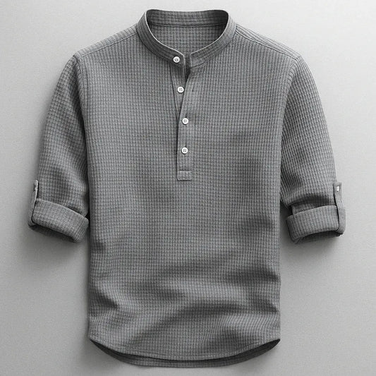 Jarvis - Τζάκετ Henley με υφή