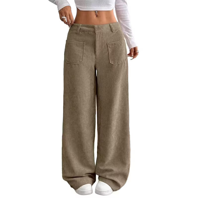 Eithne - Weitbeinige Hose mit weichem Griff