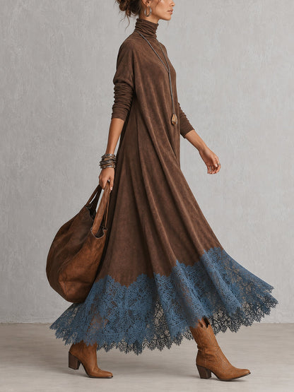 Lavina - A-Linien-Maxikleid mit weicher Haptik