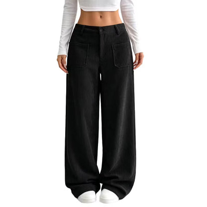 Eithne - Weitbeinige Hose mit weichem Griff