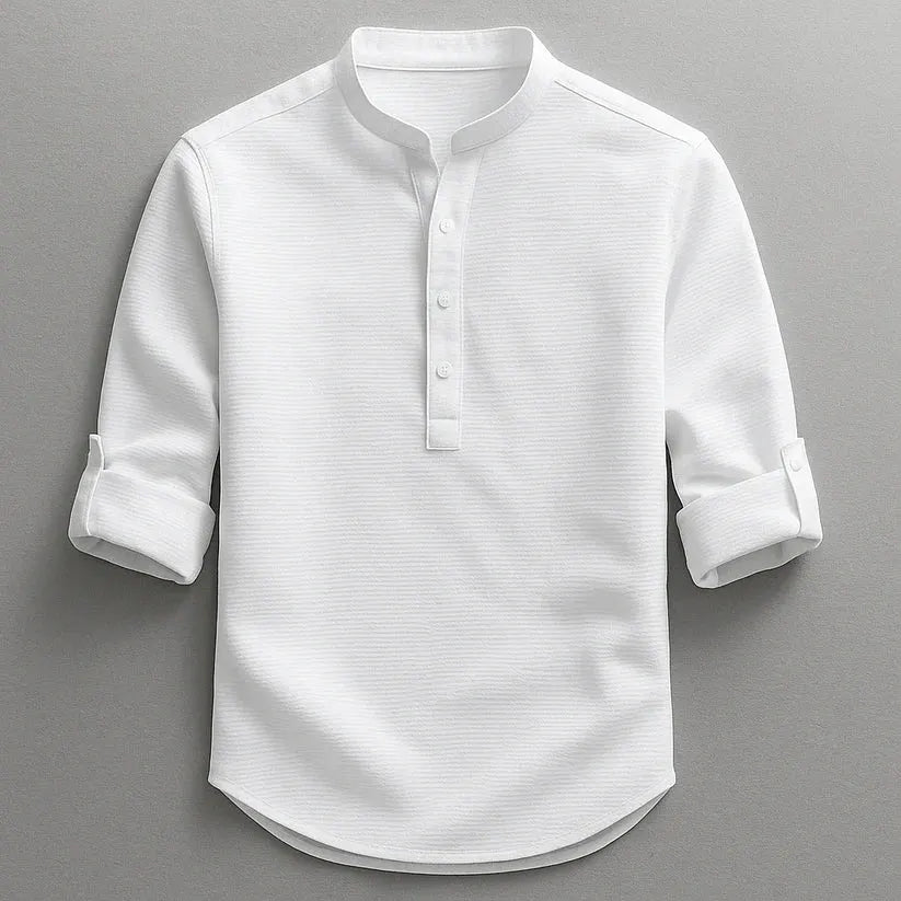 Jarvis - Τζάκετ Henley με υφή