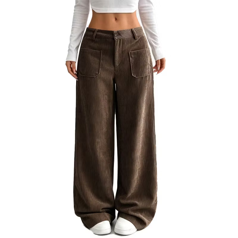 Eithne - Weitbeinige Hose mit weichem Griff
