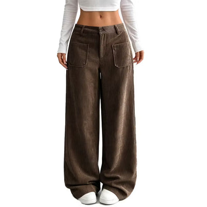 Eithne - Weitbeinige Hose mit weichem Griff