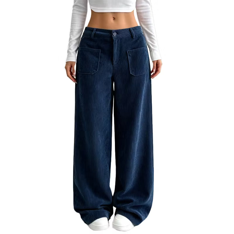 Eithne - Weitbeinige Hose mit weichem Griff