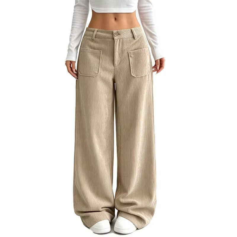 Eithne - Weitbeinige Hose mit weichem Griff