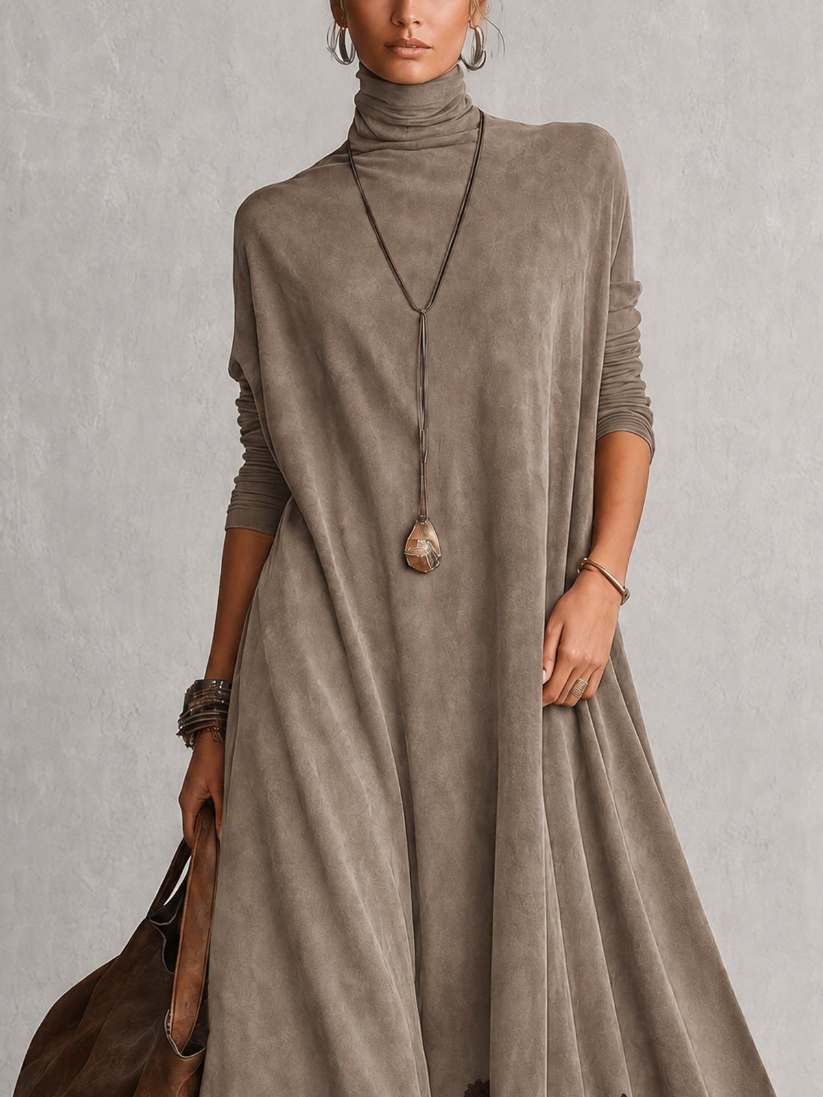 Maelis - Maxikleid mit Samtspitze
