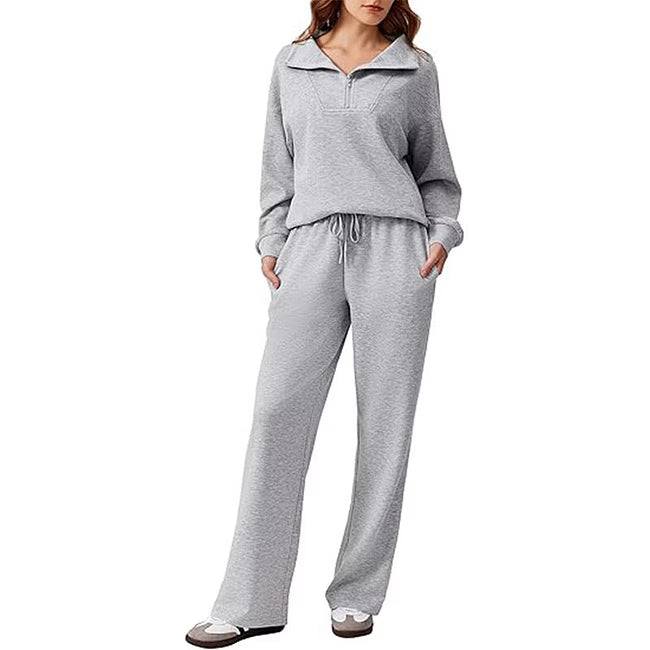 Maud - Lässiger Zweiteiler mit Half-Zip