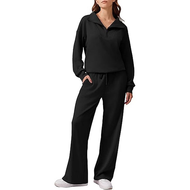 Maud - Lässiger Zweiteiler mit Half-Zip