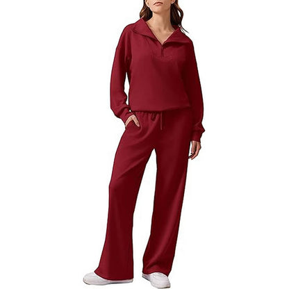 Maud - Lässiger Zweiteiler mit Half-Zip