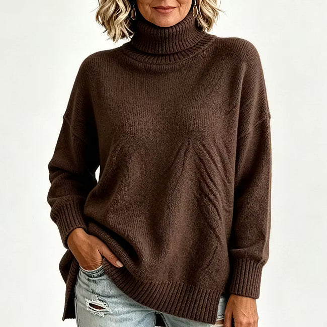 Bettina - Lockeres Langarm-Strickshirt