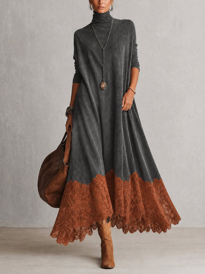 Lavina - A-Linien-Maxikleid mit weicher Haptik