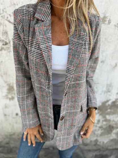 Eira - Taillierter Longblazer mit Seitenschlitzen