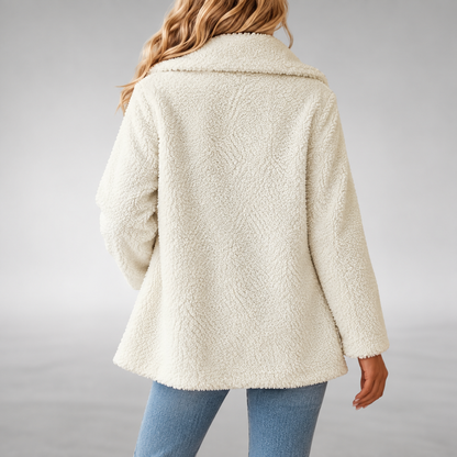 Aerona - Teddyjacke mit Leopardenmuster