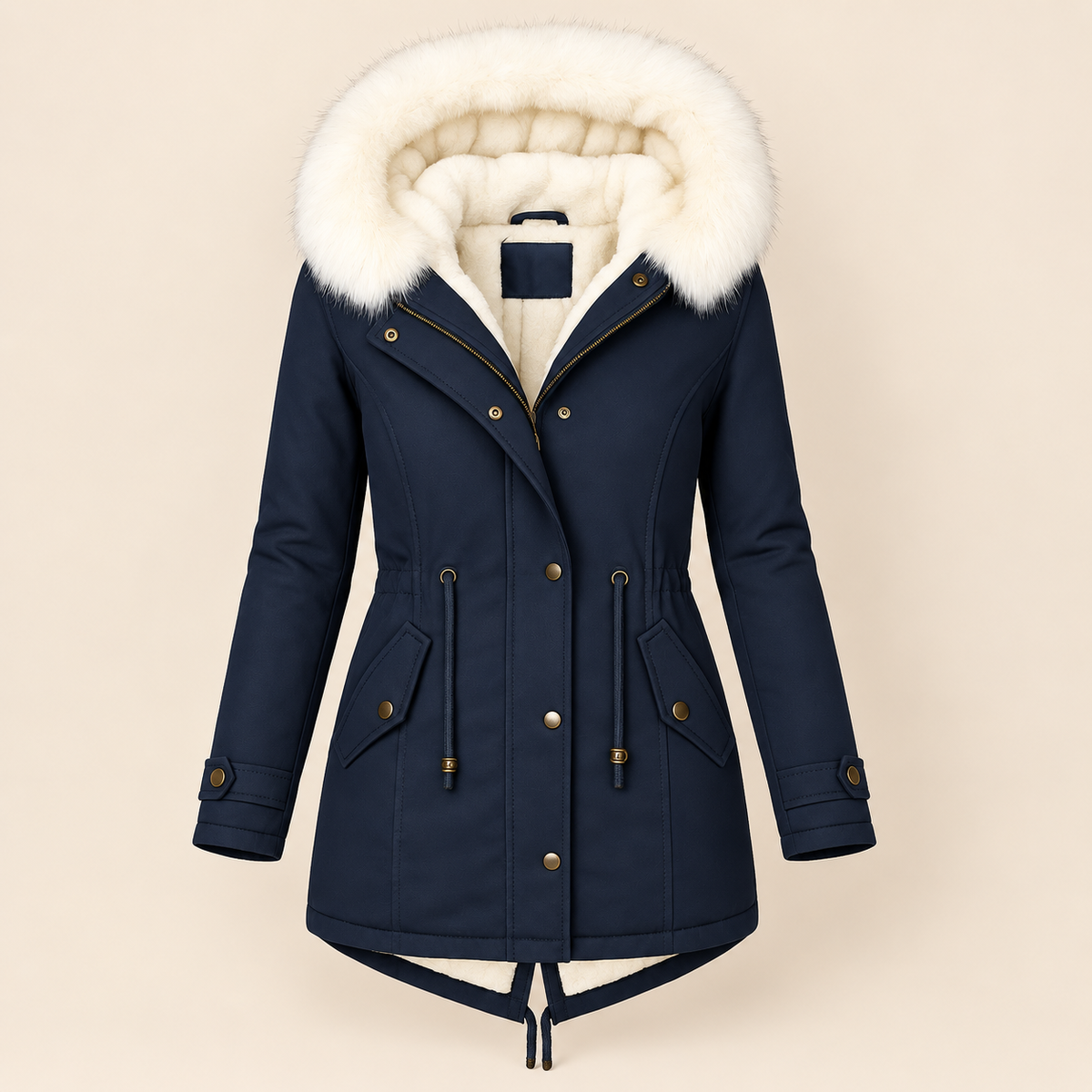 Hestie - Langer, wasserdichter Winterparka