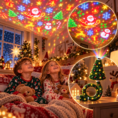 Festelle - LED-Projektionsleuchte für den Christbaum