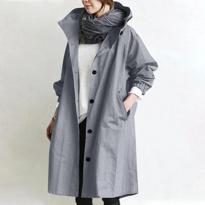 Yelina - Longjacke mit Kapuze