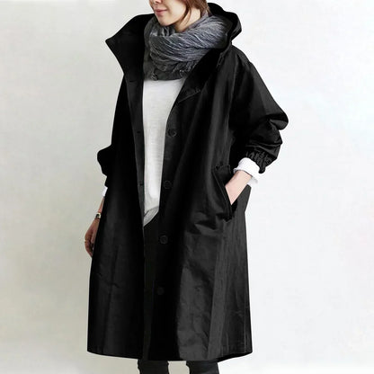 Yelina - Longjacke mit Kapuze