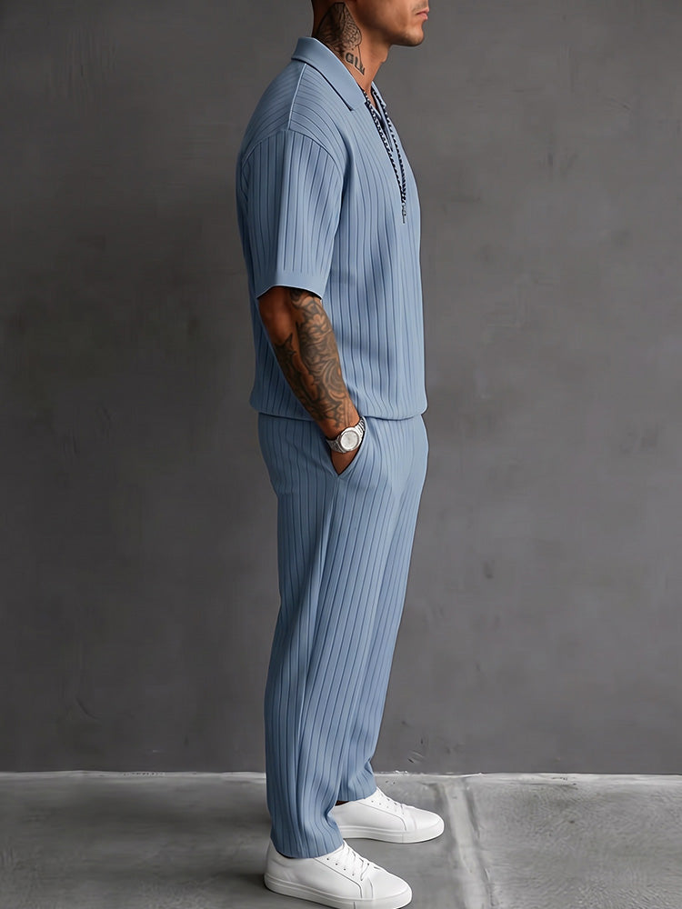 Garsden - Ελαφρύ σετ μπλουζάκι πόλο & παντελόνι