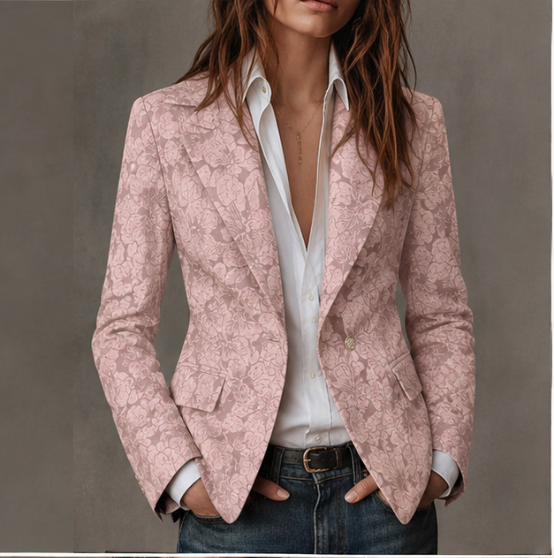 Rosgwen - Taillierter Jacquard-Blazer