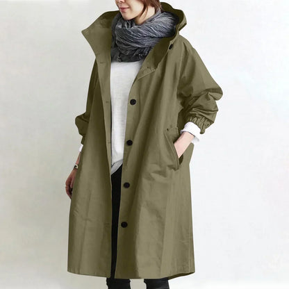 Yelina - Longjacke mit Kapuze