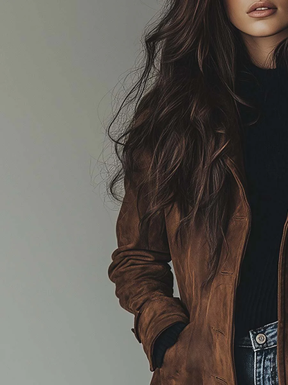 Φερλίνα - Trenchjacke mit weicher Haptik