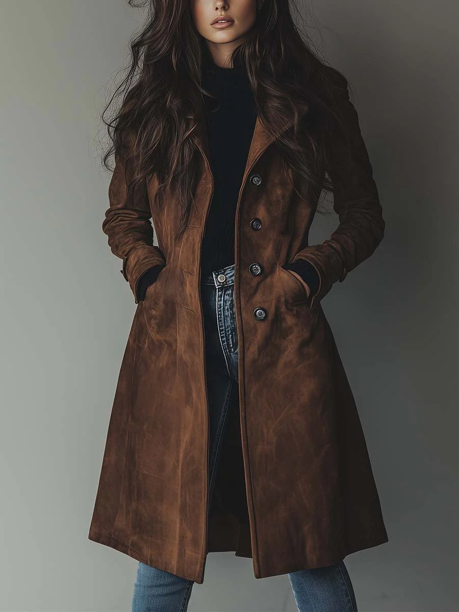 Φερλίνα - Trenchjacke mit weicher Haptik