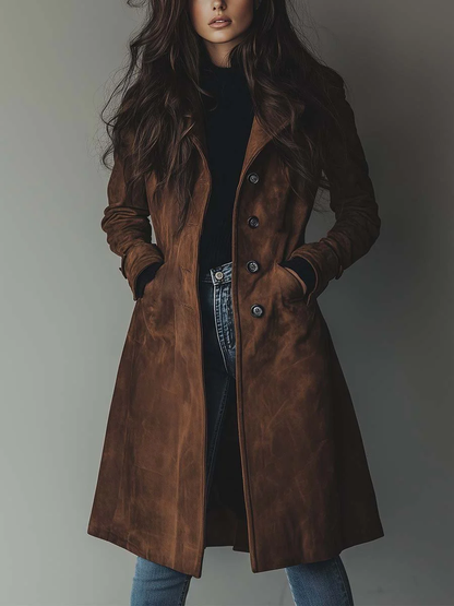 Φερλίνα - Trenchjacke mit weicher Haptik