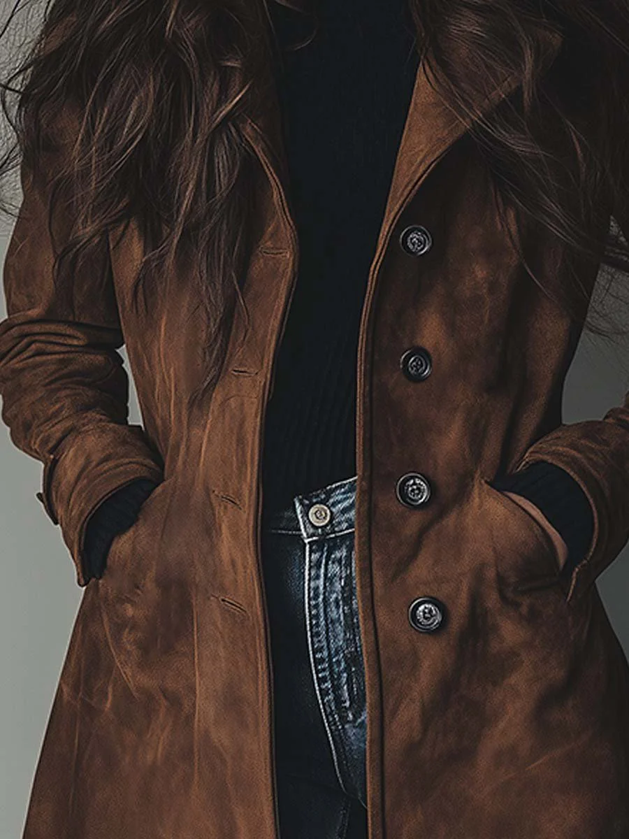 Φερλίνα - Trenchjacke mit weicher Haptik