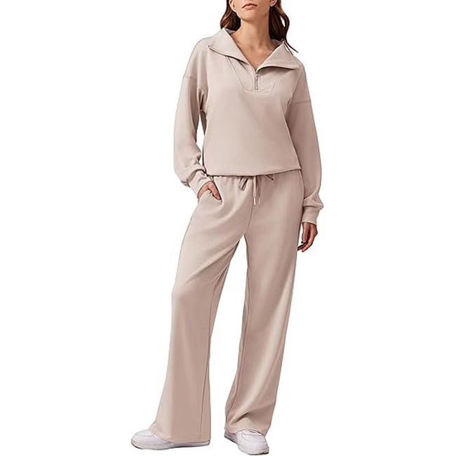 Maud - Lässiger Zweiteiler mit Half-Zip