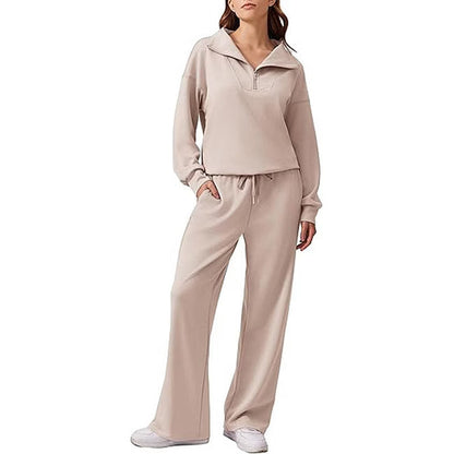 Maud - Lässiger Zweiteiler mit Half-Zip