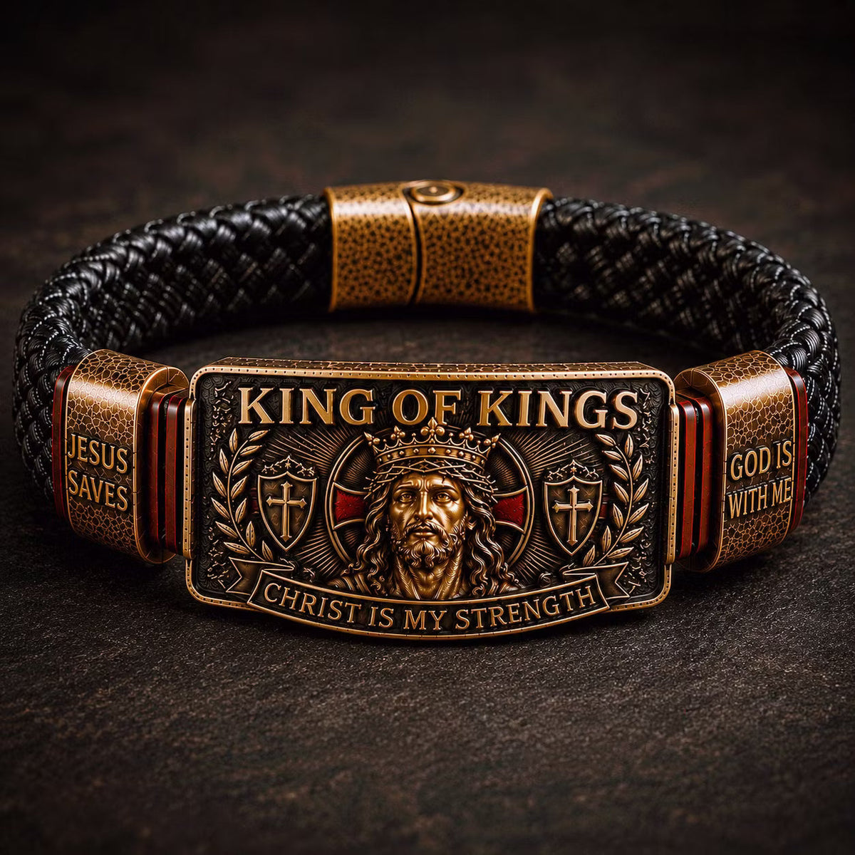 Ezren - Christliches Armband Βασιλιάς των Βασιλιάδων