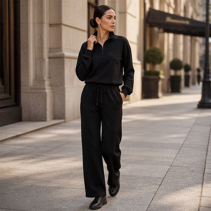 Maud - Lässiger Zweiteiler mit Half-Zip