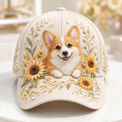 Arlena - Floral Horse Accent Cap