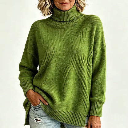 Bettina - Lockeres Langarm-Strickshirt