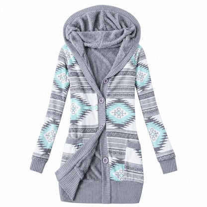 Ines - Wattierte Steppjacke mit Kapuze