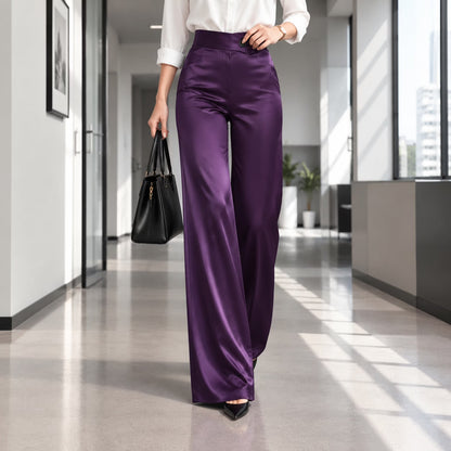 Anouk - Elegante High-Waist-Hose mit weitem Bein