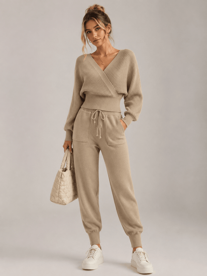 Adelyra - Ριχτό σετ loungewear δύο τεμαχίων