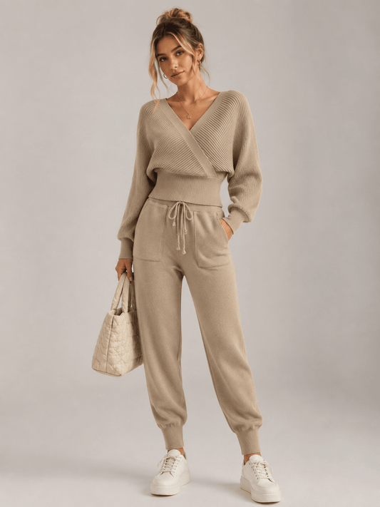 Adelyra - Ριχτό σετ loungewear δύο τεμαχίων