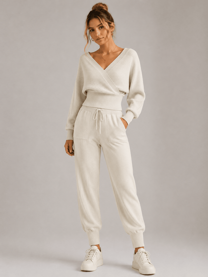 Adelyra - Ριχτό σετ loungewear δύο τεμαχίων