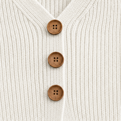 Αννέλι - Strickpullover mit V-Ausschnitt und weicher Haptik