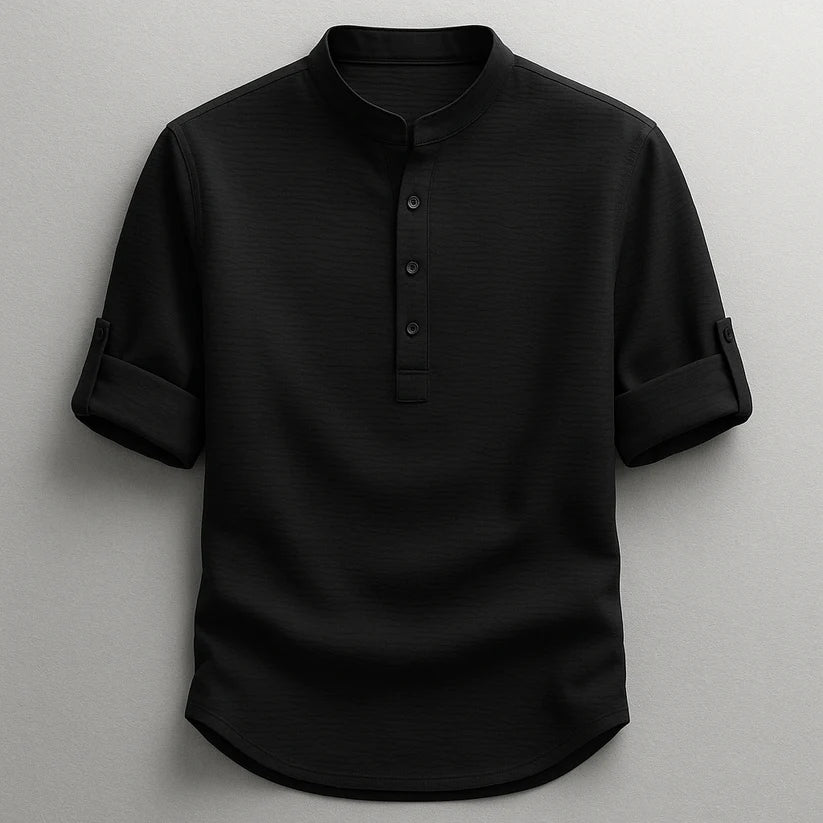 Jarvis - Τζάκετ Henley με υφή