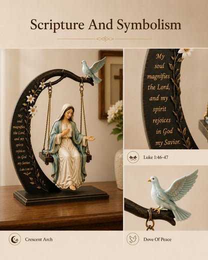 Calienne - Our Lady Swing Tabletop Statue