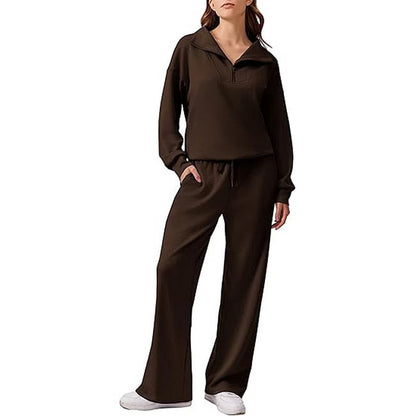 Maud - Lässiger Zweiteiler mit Half-Zip